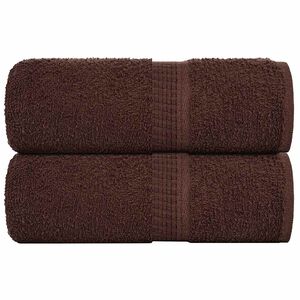 vidaXL Ręczniki, FROGN, 2 szt., brązowe, 30x30 cm, 360 g/m&sup2;