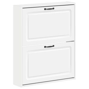 vidaXL Wisząca szafka na buty UTRECHT 71 x 17 x 86 cm Biały