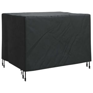 vidaXL Pokrowiec na meble Czarny 110 x 84 x 70 cm Tkanina Oxford 420D