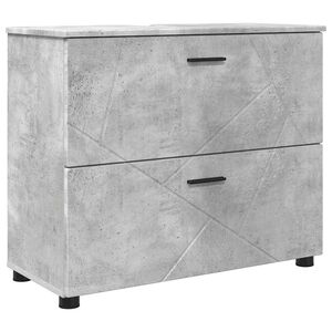 vidaXL Szafka Łazienkowa Betonowy szary 76,5 x 35 x 64 cm