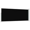 vidaXL Zwijana markiza boczna, 120 x 300 cm, czarna