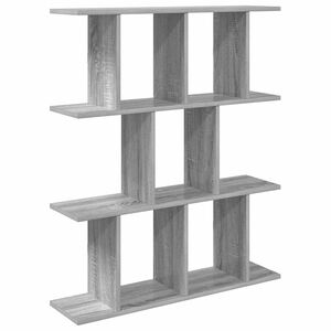 vidaXL P&oacute;łka ścienna Szary Sonoma 102 x 20 x 96 cm Drewno inżynieryjne