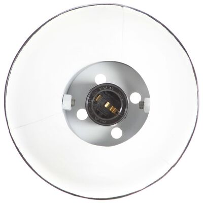 vidaXL Industrialna lampa ścienna, czarna, 65x25 cm, E27