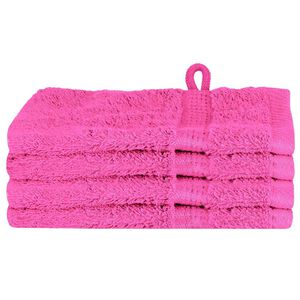 vidaXL Ręcznik Gościnny SOLUND 4 szt. R&oacute;żowy 15 x 21 cm 550 gsm