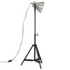 vidaXL Lampa wisząca, 25 W, srebro vintage, 35x35x65/95 cm, E27