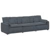 vidaXL Sofa modułowa z poduszkami ciemnoszara