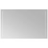 vidaXL Lustro łazienkowe z LED, 50x80 cm