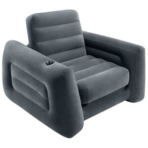 Intex Rozkładane siedzisko, 117x224x66 cm, ciemnoszare