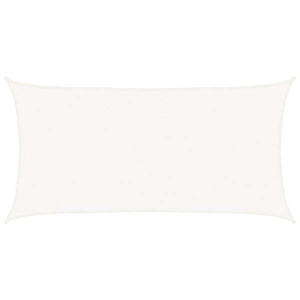 vidaXL Żagiel przeciwsłoneczny, 160 g/m&sup2;, biały, 2,5x4,5 m, HDPE