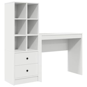 vidaXL Biurko Biały 135,5 x 40 x 127 cm 2 szt.