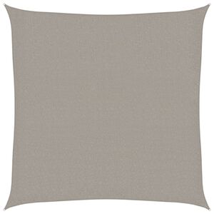 vidaXL Żagiel przeciwsłoneczny, 160 g/m&sup2;, jasnoszary, 2,5x2,5 m, HDPE