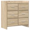 vidaXL Bufet dąb Sonoma 75 x 33 x 80 cm Drewno inżynieryjne
