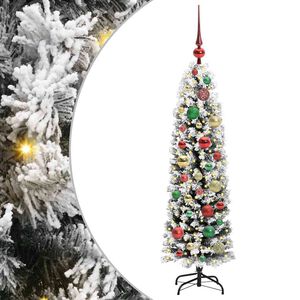 vidaXL Sztuczna choinka z podstawą Zielony 120 cm PVC, stal i plastik