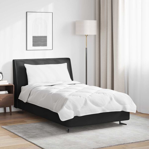 vidaXL Zestaw kołder z poduszką 2 pcs Biały Mikrofibra