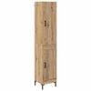 vidaXL Highboard Dąb rzemieślniczy 34,5 x 34 x 180 cm