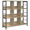 vidaXL P&oacute;łka na książki 9 poziomy 102 x 32 x 104,5 cm Dąb Sonoma