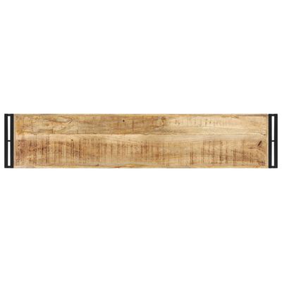 vidaXL Stolik konsolowy, 150 x 30 x 75 cm, surowe drewno mango