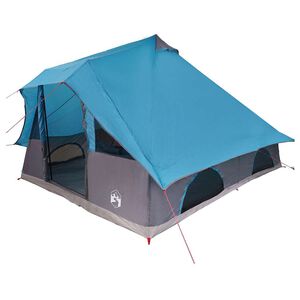 vidaXL Namiot Tipi 8-osobowy niebieski tafta