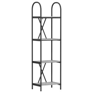 vidaXL P&oacute;łka na książki 4 poziomy 40 x 30 x 146 cm Drewno inżynieryjne
