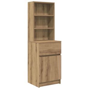 vidaXL Szafka nocna Artisan Oak 39x35x125 cm Drewno klejone