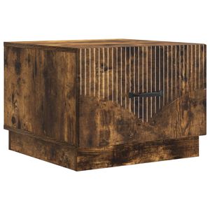 vidaXL Stolik kawowy Dąb wędzony 49 x 50 x 37 cm Drewno inżynieryjne