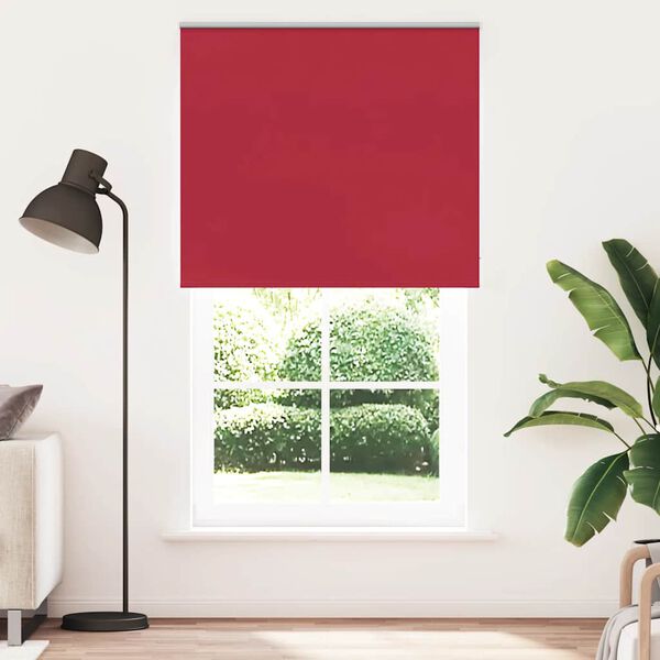 vidaXL Roleta zaciemniająca Red 135x230 cm Szerokość tkaniny 131,6 cm