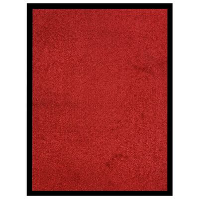 vidaXL Wycieraczka, czerwona, 40 x 60 cm