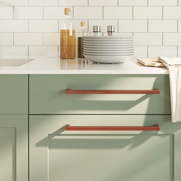 vidaXL Uchwyty do szafek, 20 szt., brąz, 320 mm, stal nierdzewna