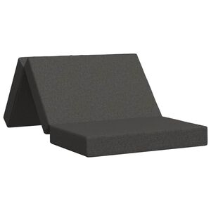 vidaXL Składana Sofa Ł&oacute;żko 80 x 67 x 45 cm ciemnoszary