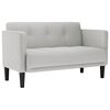 vidaXL Sofa dwuosobowa Cloud Grey 111 cm Tkanina