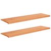 vidaXL Parapety 2 szt. Woskowane 160 x 40 x 2 cm Drewno bukowe