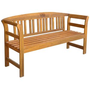 vidaXL Ławka ogrodowa, 157 cm, lite drewno akacjowe