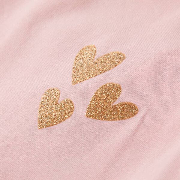 Dziecięca koszulka na ramiączka, jasnor&oacute;żowa, 128