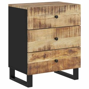 vidaXL Szafka nocna, 50x33x62 cm, lite drewno mango