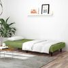 vidaXL 2-osobowa kanapa, jasnozielona, tapicerowana aksamitem