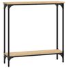 vidaXL Stolik konsolowy Sonoma Oak 75x22,5x75 cm Drewno konstrukcyjne