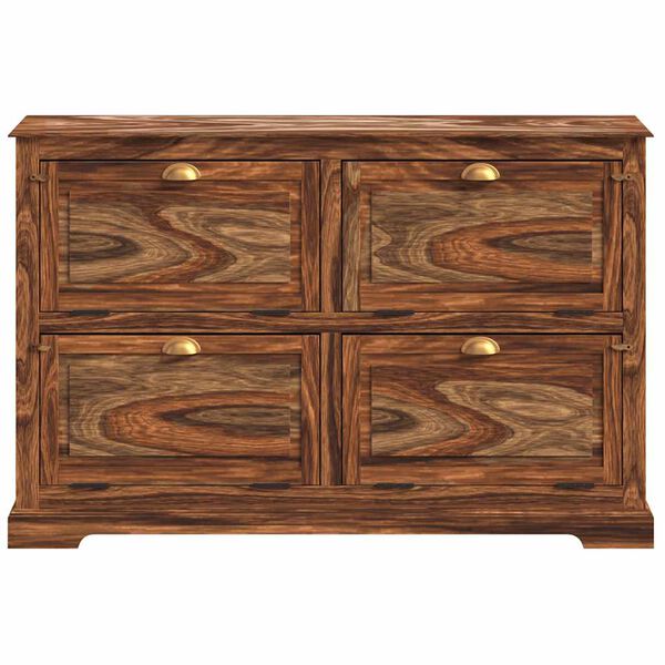 vidaXL Szafka na buty, 140x35x90 cm, lite drewno akacjowe