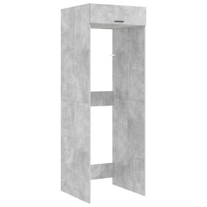 vidaXL Szafka na pralkę Betonowy szary 67,5 x 68 x 200 cm