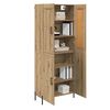 vidaXL Highboard 2 pcs Dąb rzemieślniczy Materiał drewnopochodny