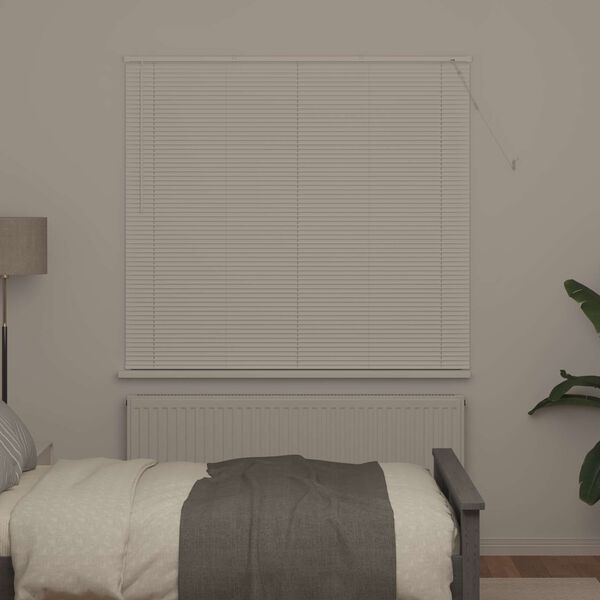 vidaXL Żaluzja wenecka Z regulacją Biały 150 x 140 cm PVC