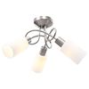 vidaXL Lampa sufitowa z ceramicznymi kloszami na 3 żar&oacute;wki E14