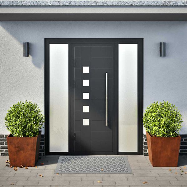 vidaXL Doniczki ogrodowe 2 szt. 50x50x50 cm Stal kortenowska