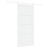 vidaXL Drzwi przesuwne ORKDAL 93 x 202 cm Drewno inżynieryjne Biały