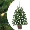 vidaXL Sztuczna choinka Zielony 95 cm PE i PVC