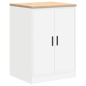vidaXL Garażowa szafka do przechowywania Biała 60x51x85 cm