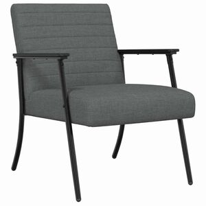 vidaXL fotel Ciemnoszary 59 x 75 x 78 cm tkanina