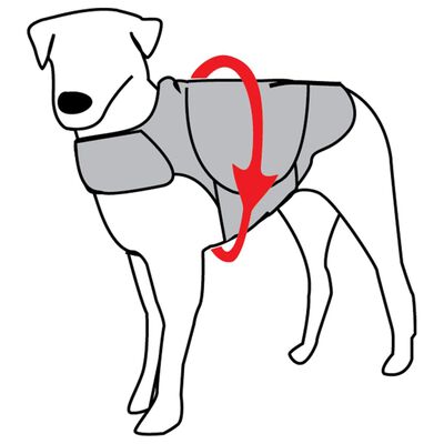 ThunderShirt Kamizelka przeciwlękowa dla psa, S, szara, 2015