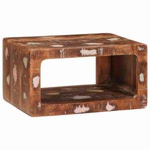 vidaXL Stolik nocny Brązowy 45 x 30 x 24 cm Lite Drewno Recyklingowe