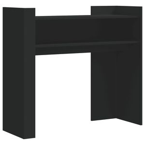 vidaXL Stolik konsolowy, czarny, 100x35x90 cm, materiał drewnopochodny
