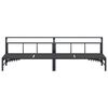 vidaXL Leżak Czarny 200 x 62 x 59,5 cm Textilene